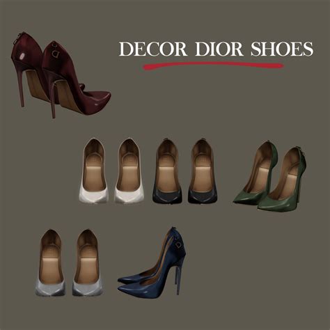 dior shoes sims 4 cc.